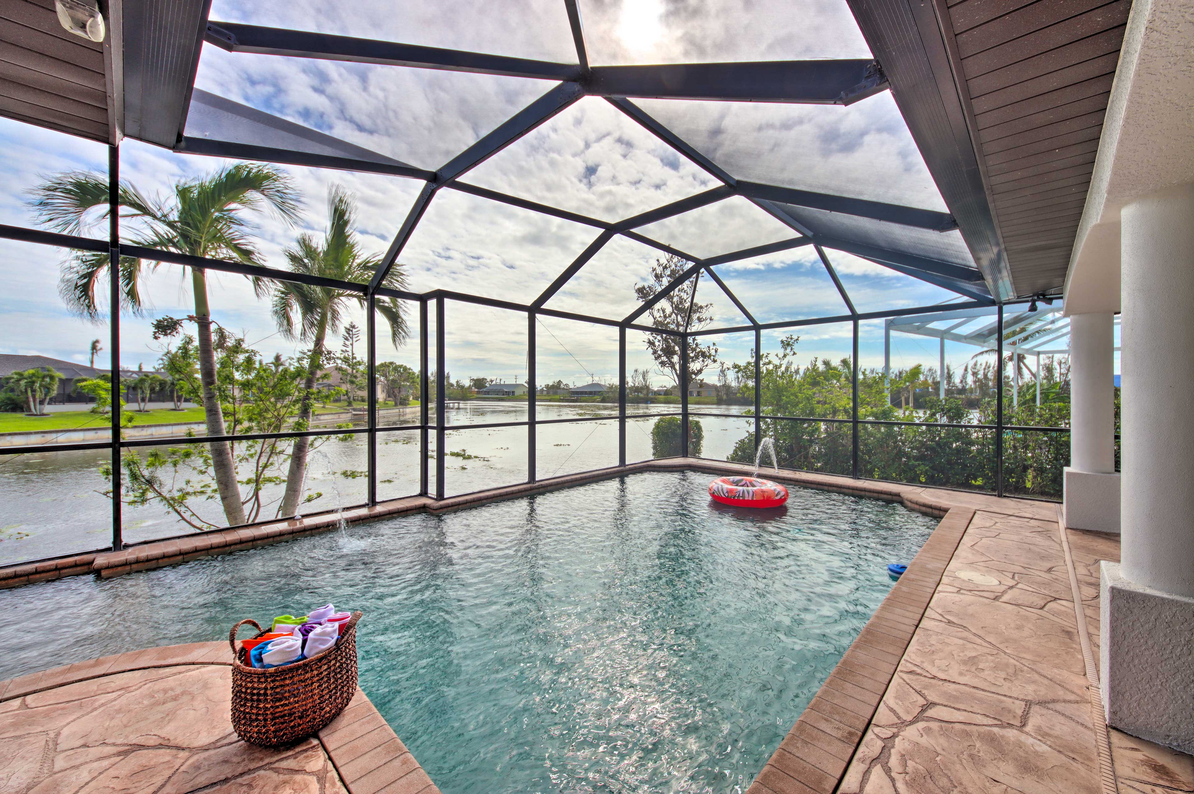 Property Image 1 - NEW! Luxe Cape Coral Oasis on Canal: Pool & Lanai!