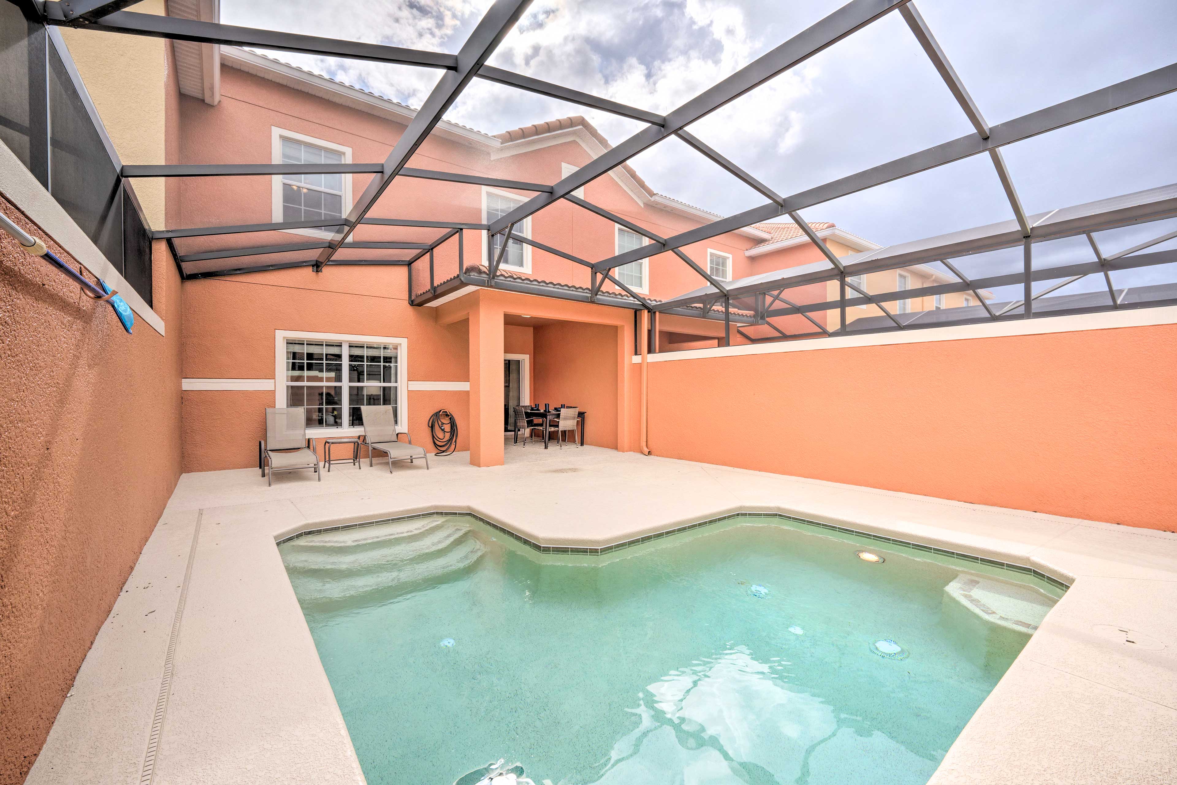 Property Image 1 - NEW! Kissimmee Townhouse w/ Private Pool & Grill!