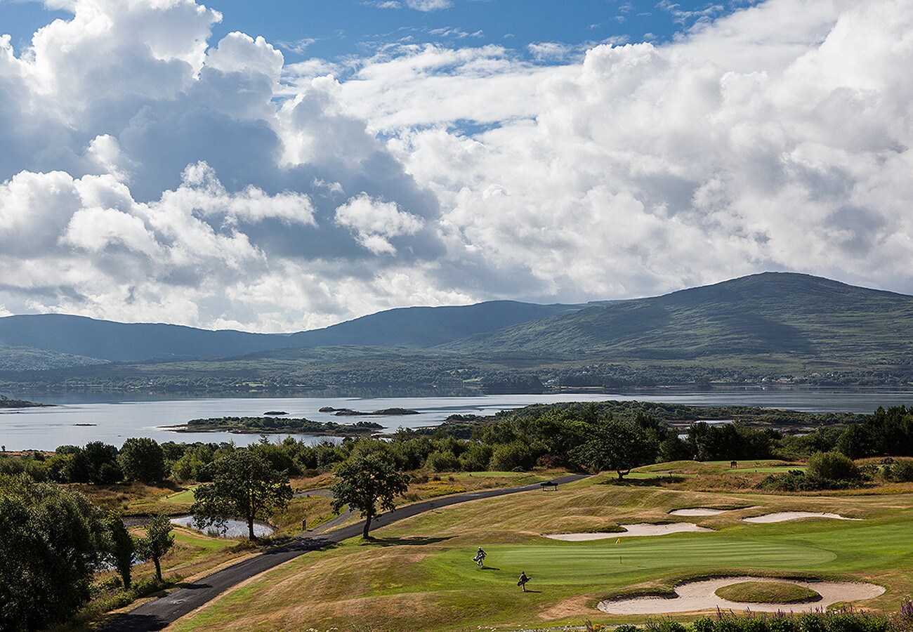 Ring of Kerry Golf Club - 17th Green and beyond