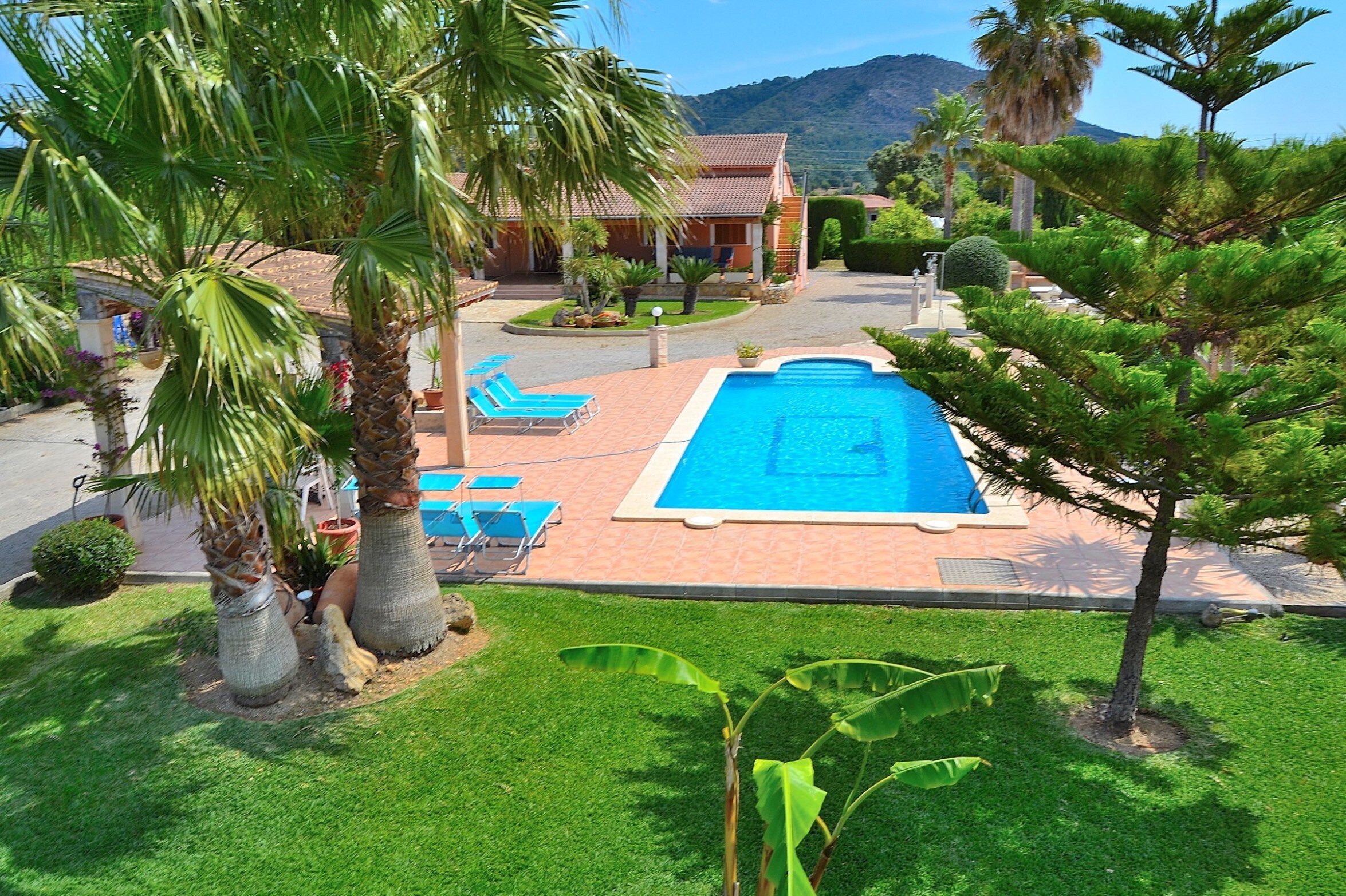 Photo of the pool of the villa in Inca Mallorca
