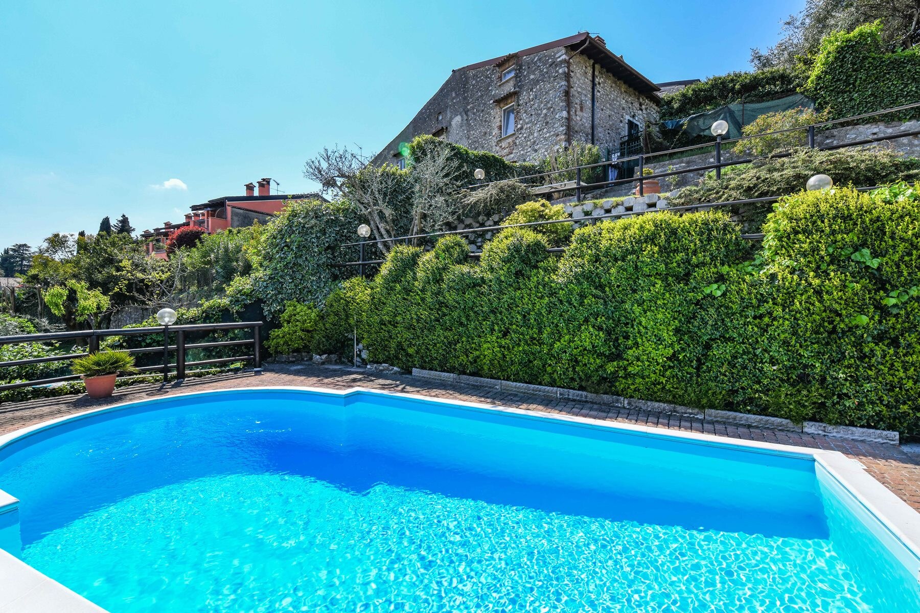 Property Image 1 - charming rustico with private pool and lake view in Soiano del Lago