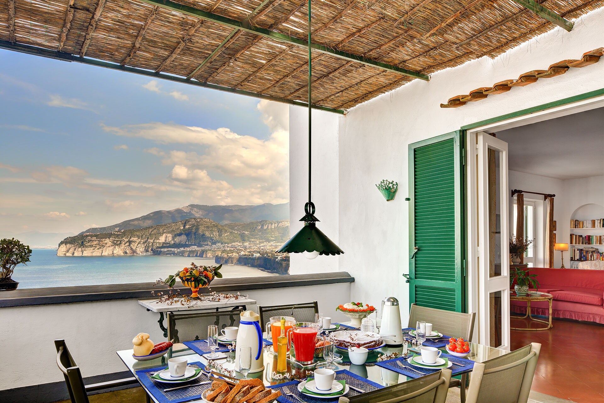Panoramic Terrace with stunning view of Sorrento Coast, Villa Il Gioiello