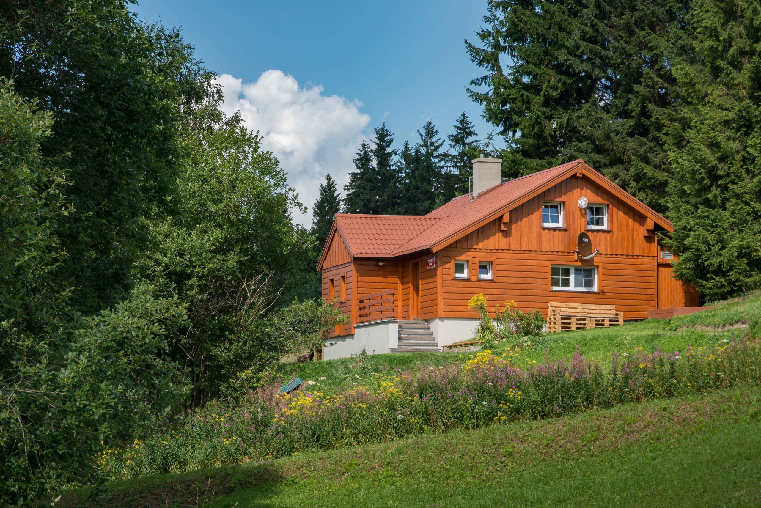 Property Image 1 - Peaceful Mountain Retreat with View of the Slopes in Nat. Park Krkonose