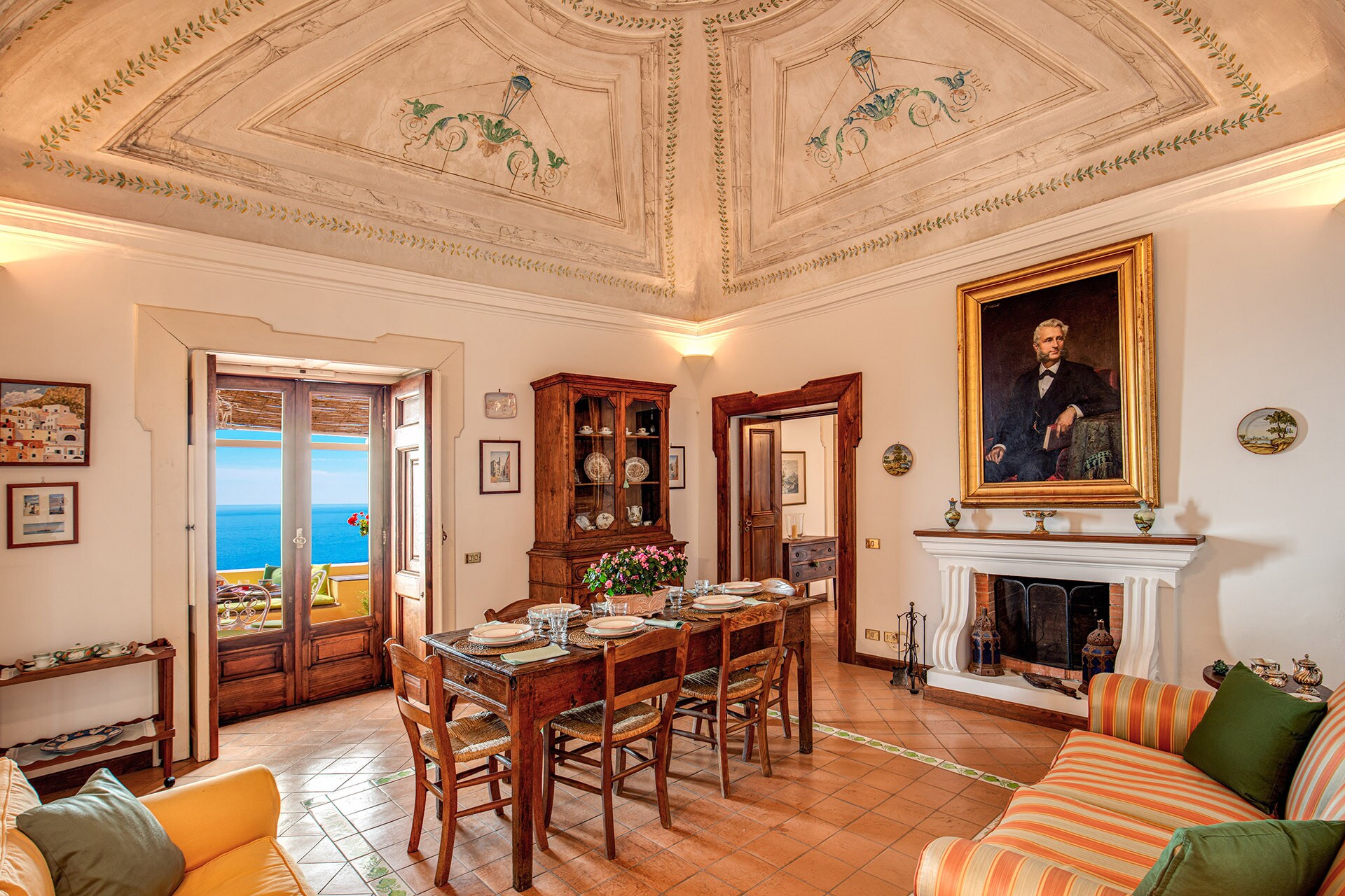 Property Image 1 - Casa Marina. Authentic Italian Villa in Positano. No steps from the road.