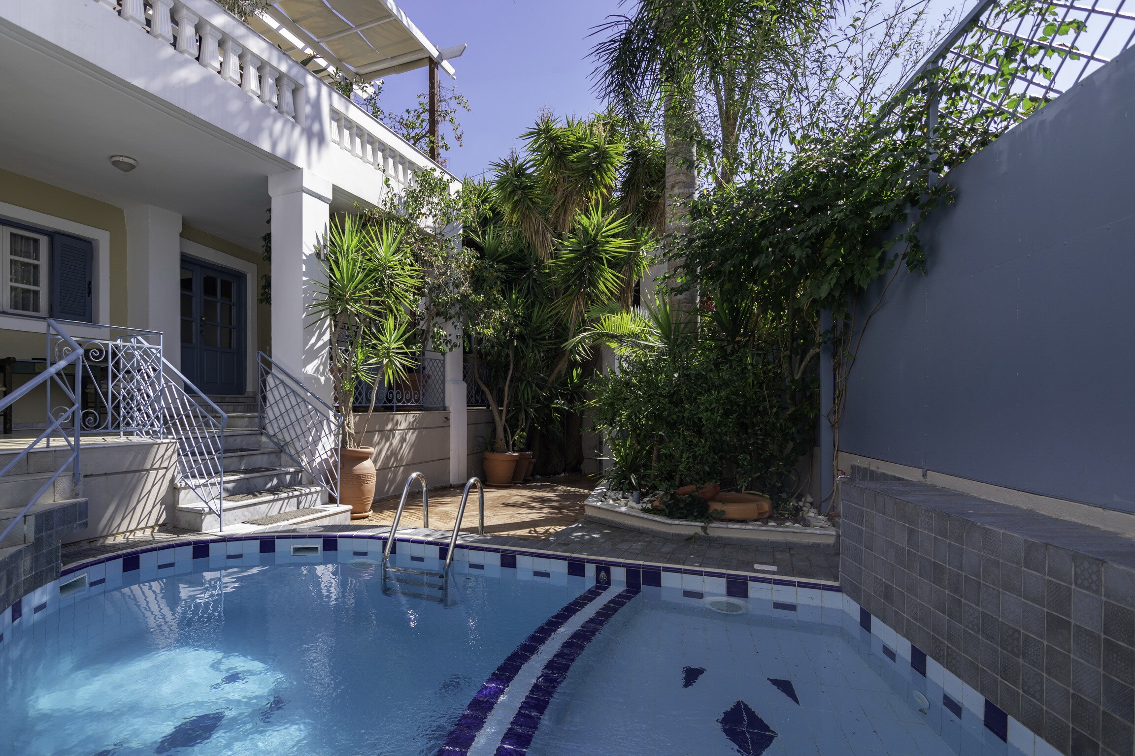 Swimming pool of Large beautiful villa with fantastic views in Loutra, Rethymno