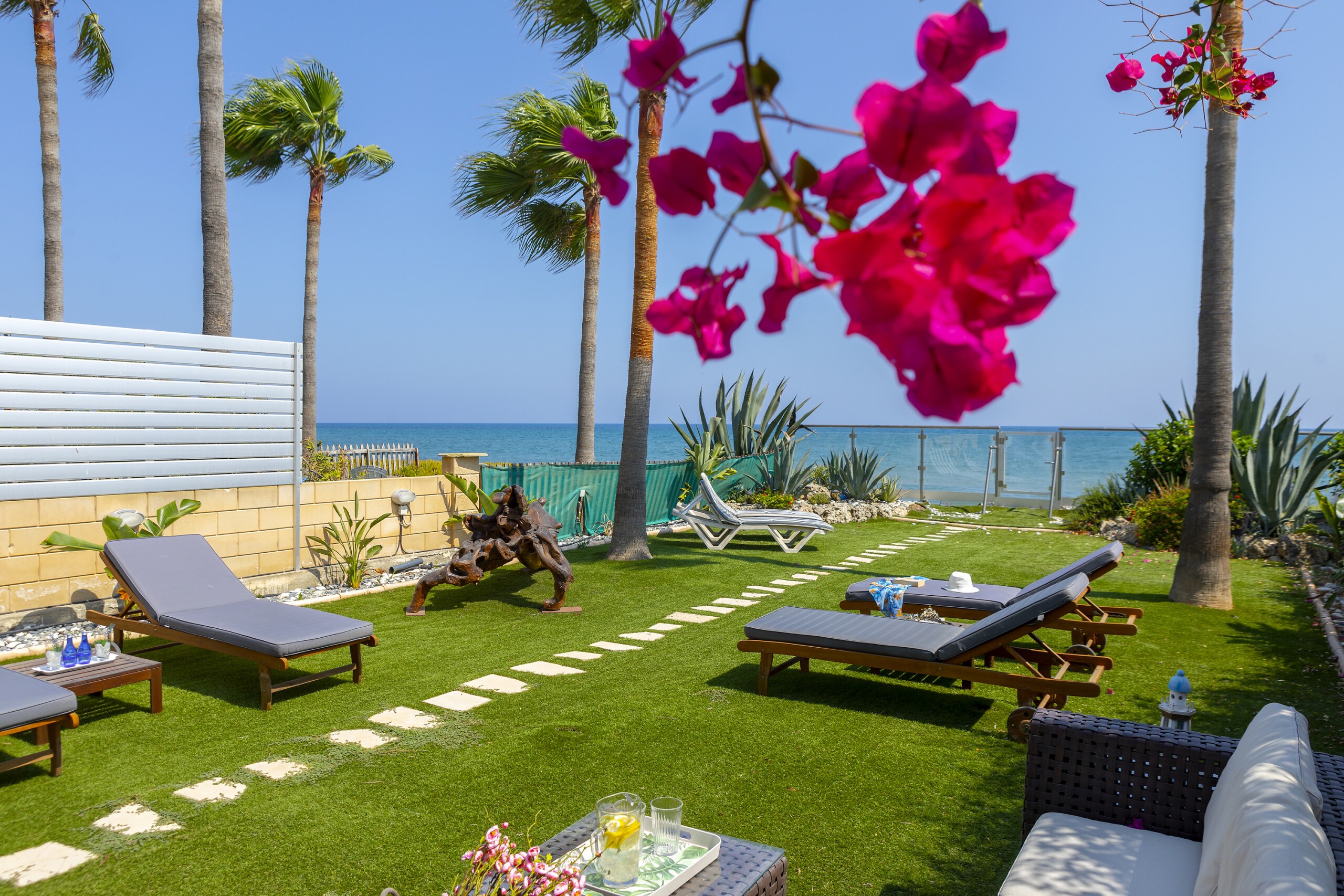 Property Image 1 - Serene Beachfront Villa with Views of Larnaca Bay