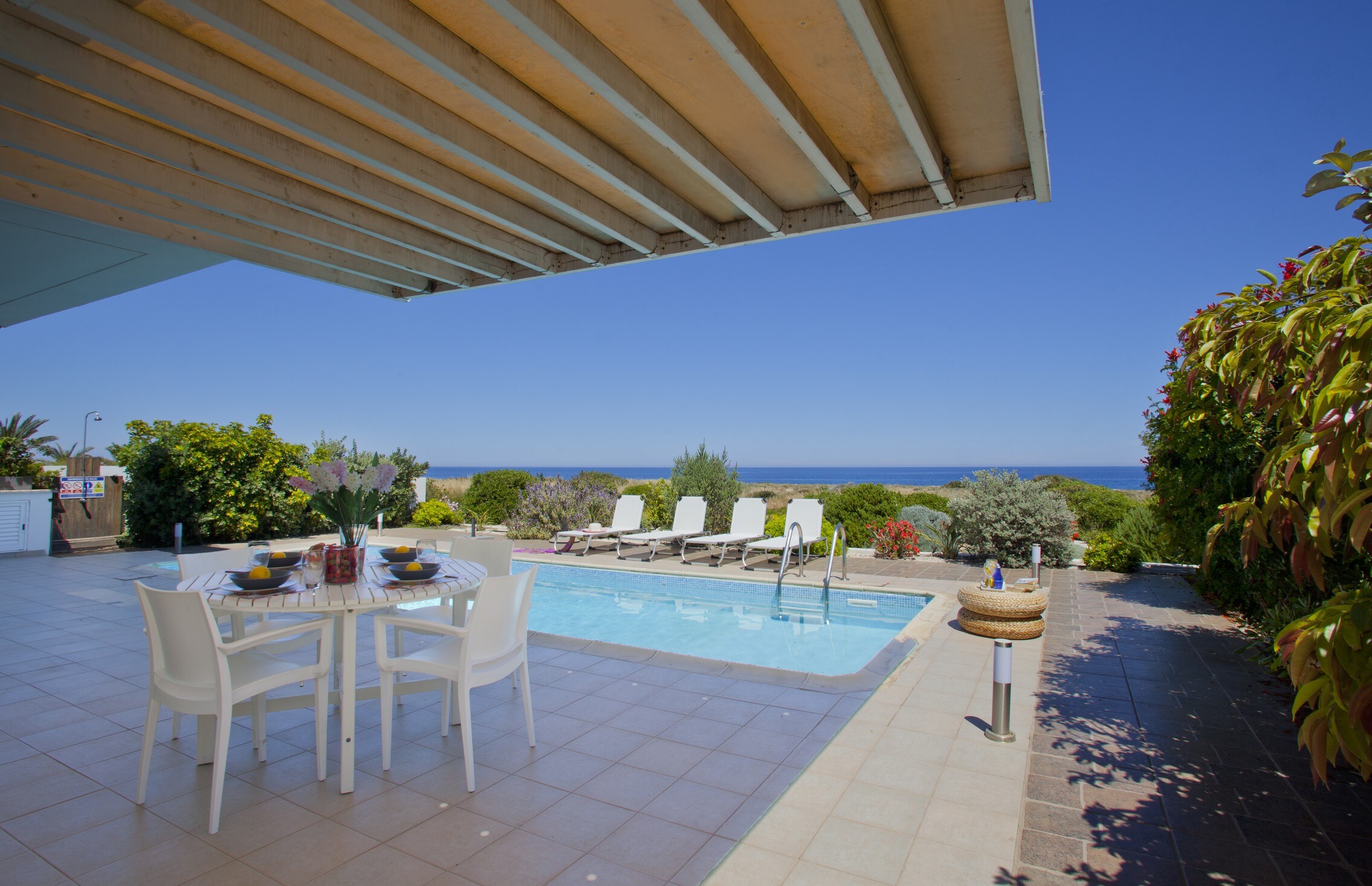 Property Image 1 - Exclusive Beachfront Villa steps to Famous Fig Tree Bay