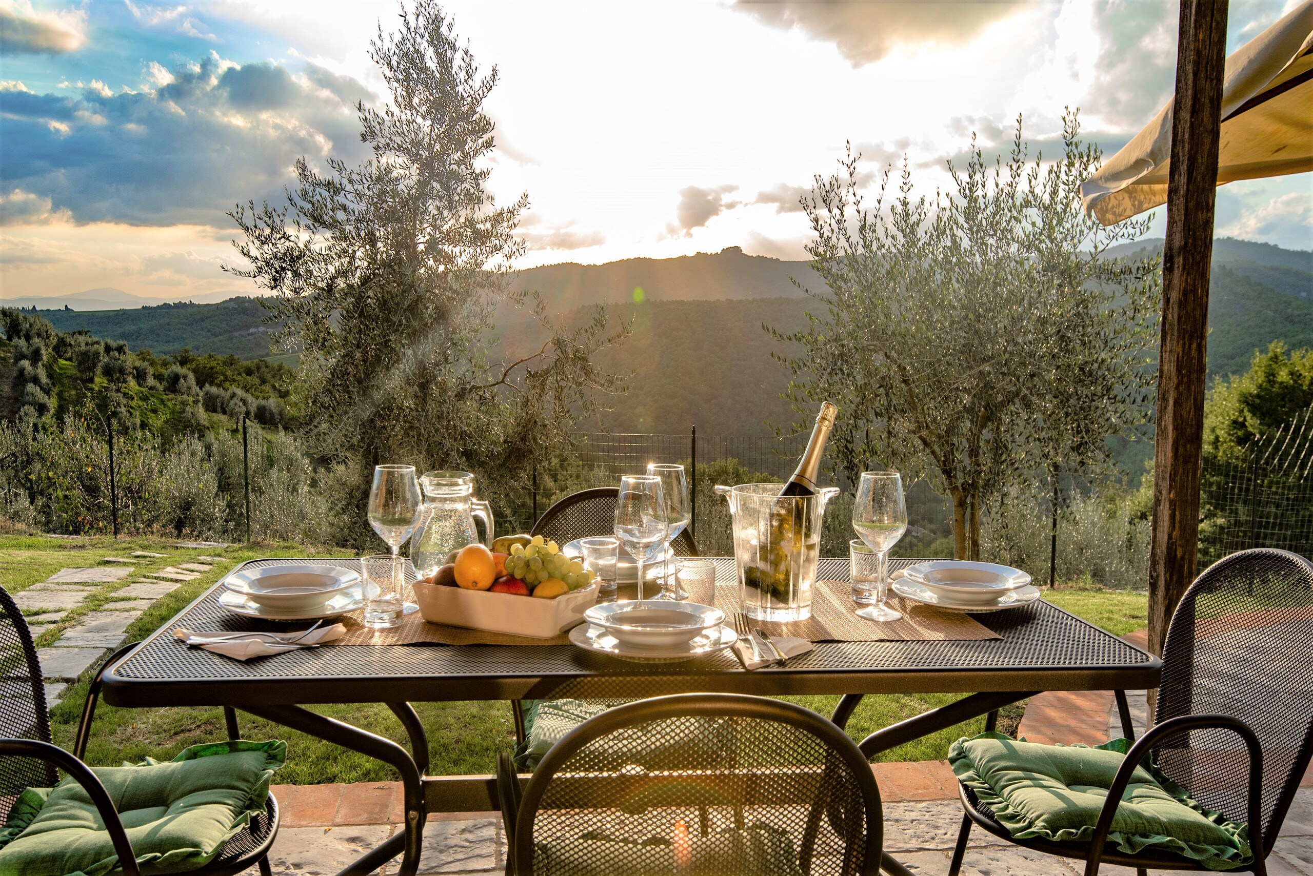 Property Image 1 - Fancy Farmhouse overlooking the Chianti Countryside
