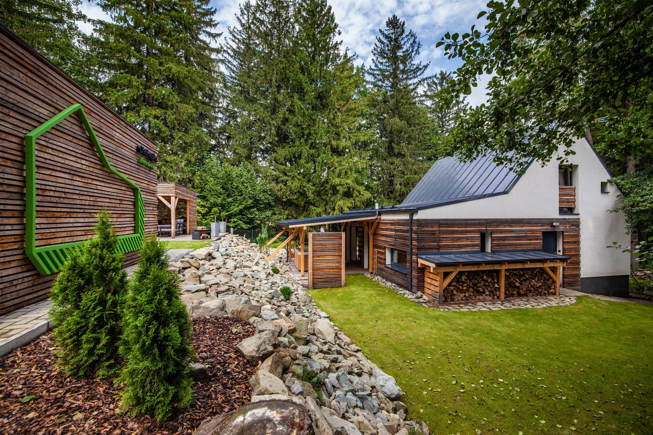 Property Image 2 - Relaxing Forest Cabin in Beskydy Mountains with Hot Tub