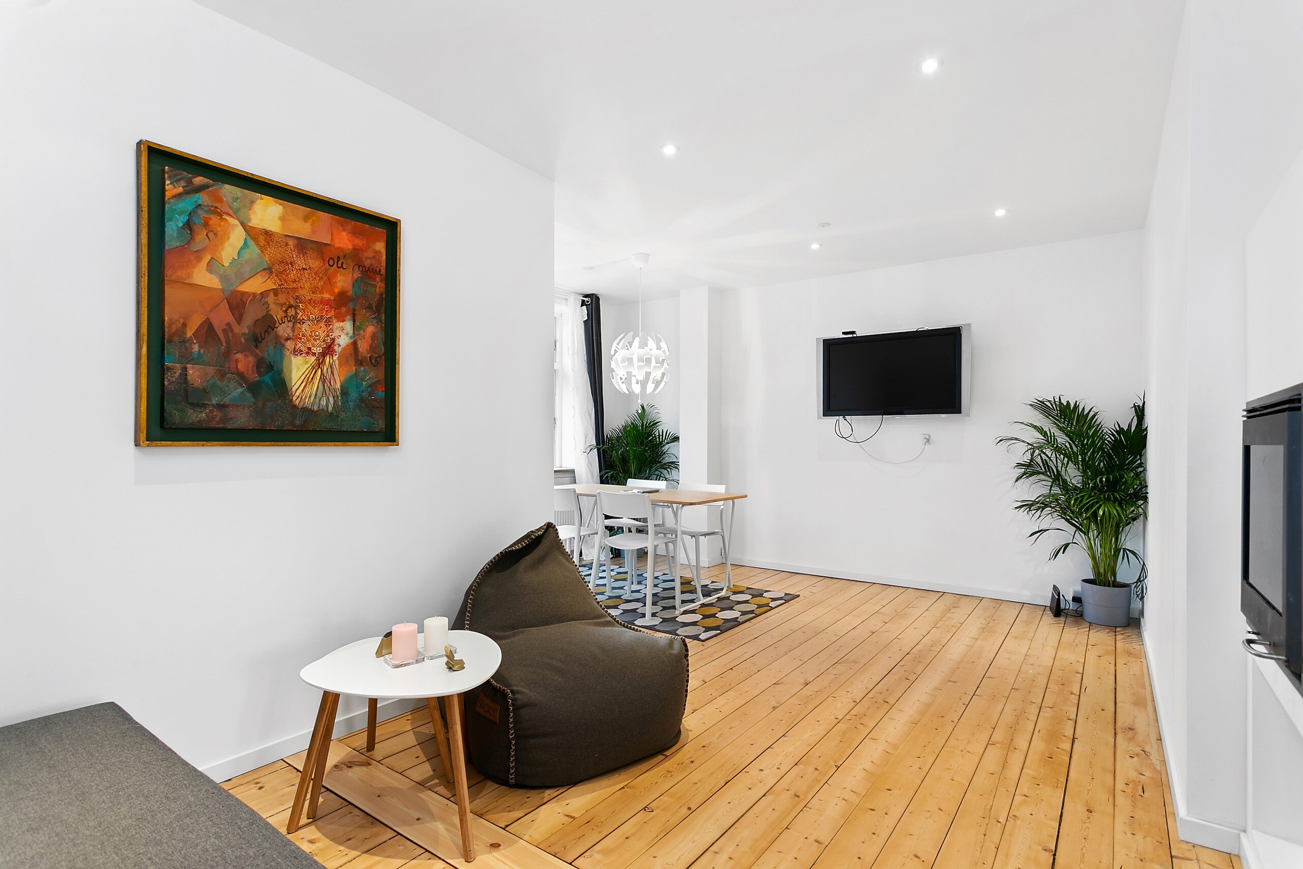 Property Image 1 - Danish Styled Bright Apartment Heart of Aalborg