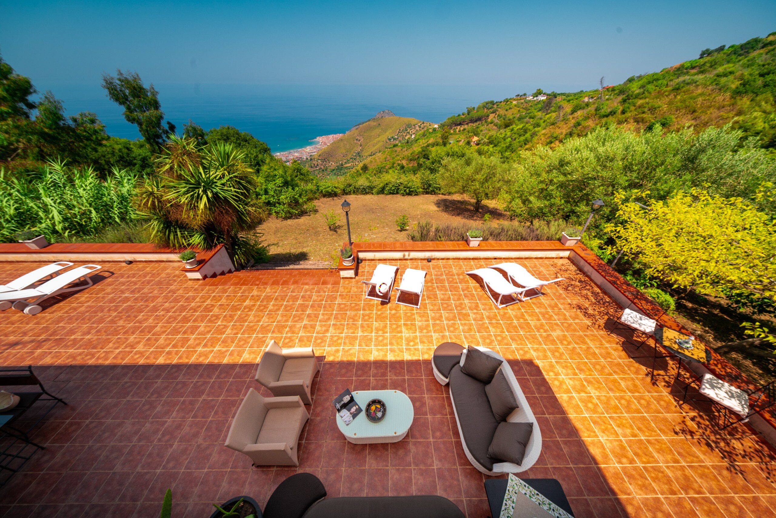 Property Image 1 - Awesome Quiet Villa with a Terrace Overlooking the Sea