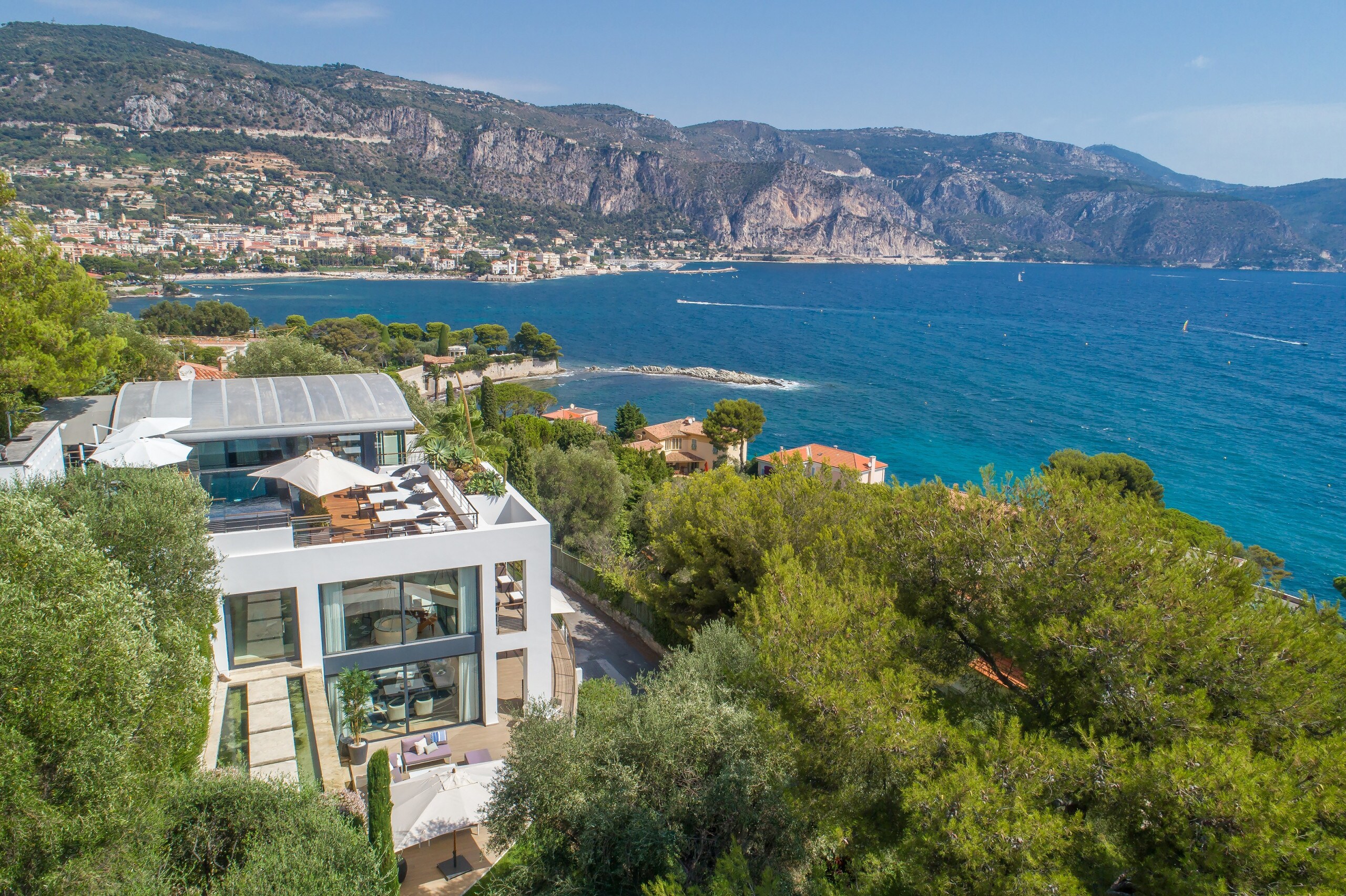 Property Image 1 - Superb luxury designer villa with fabulous sea views and heated pool on Saint Jean Cap Ferrat