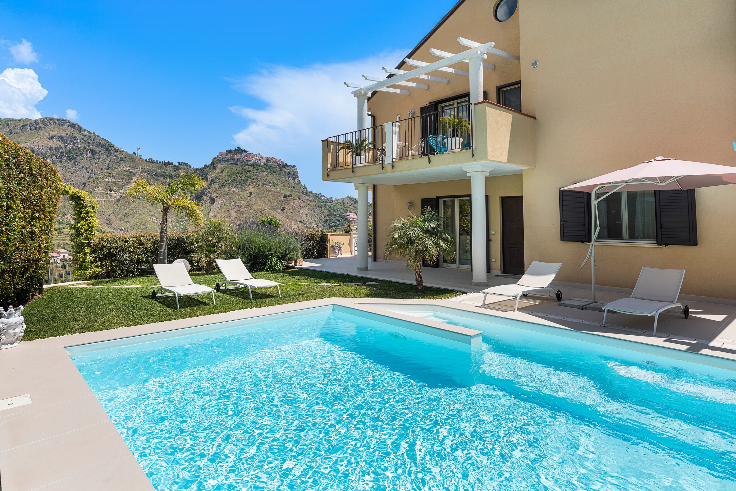 Property Image 1 - Mediterranean pool Villa near Taormina