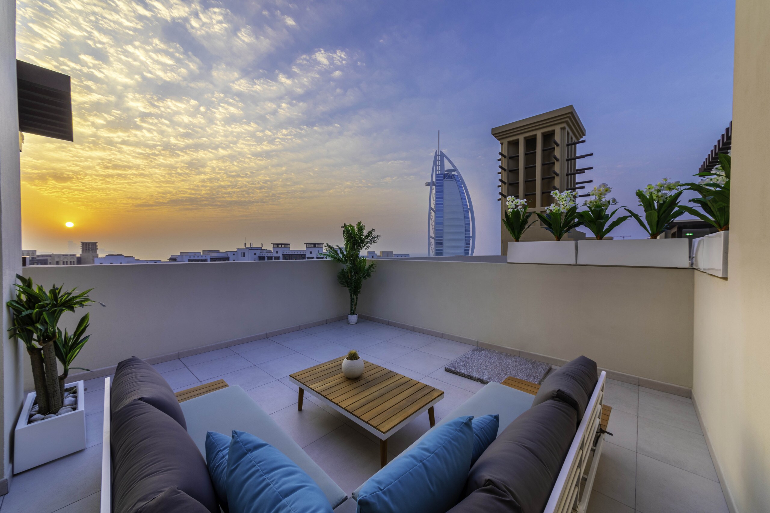 Property Image 1 -  Exclusive Seaview 3BR Roof Terrace Apt with Scenic Views of Burj alArab