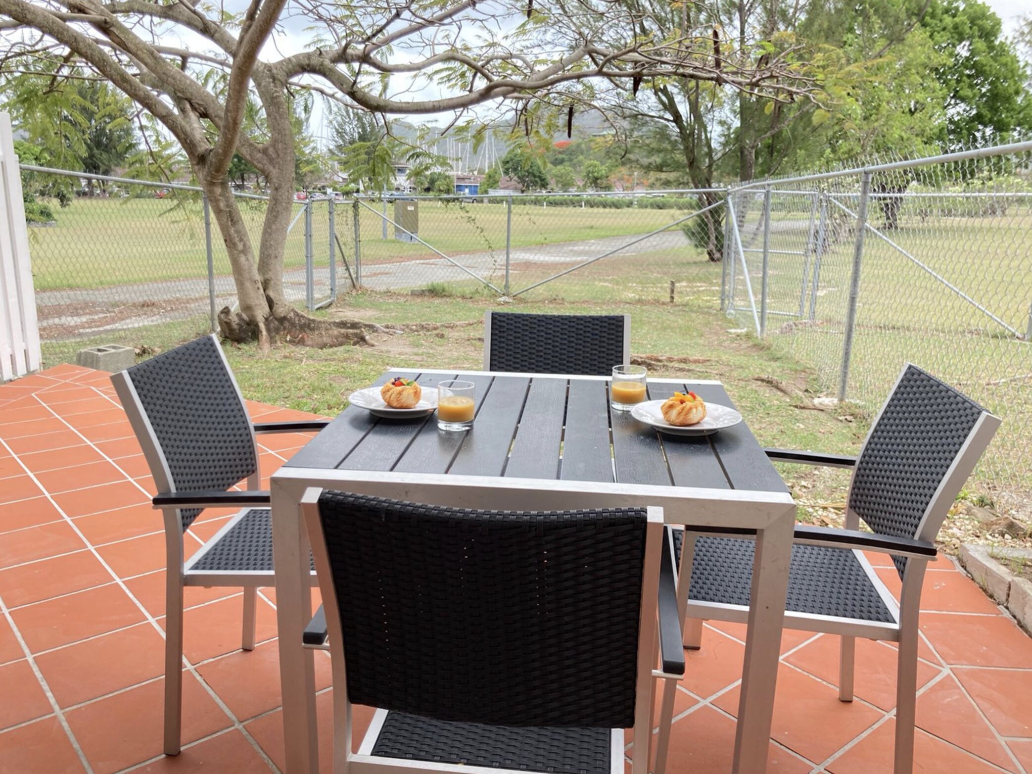 Newly renovated, beautiful two-bedroom garden view villa beautifully decorated with comfortable furnishings at Jolly Harbour Villa rentals