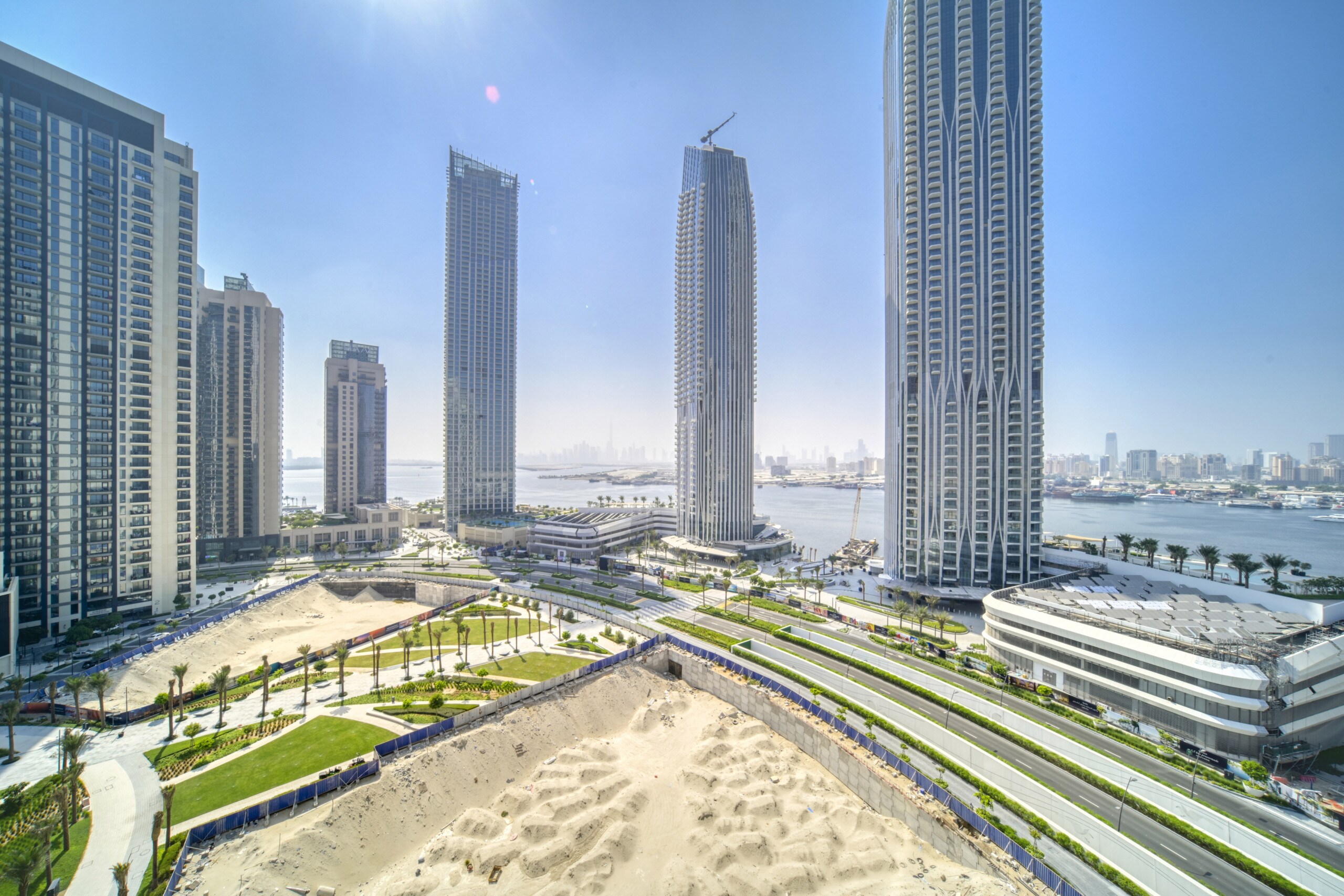 Property Image 1 - Peaceful 1BR at Creek Rise Tower 2 Dubai Creek Harbour