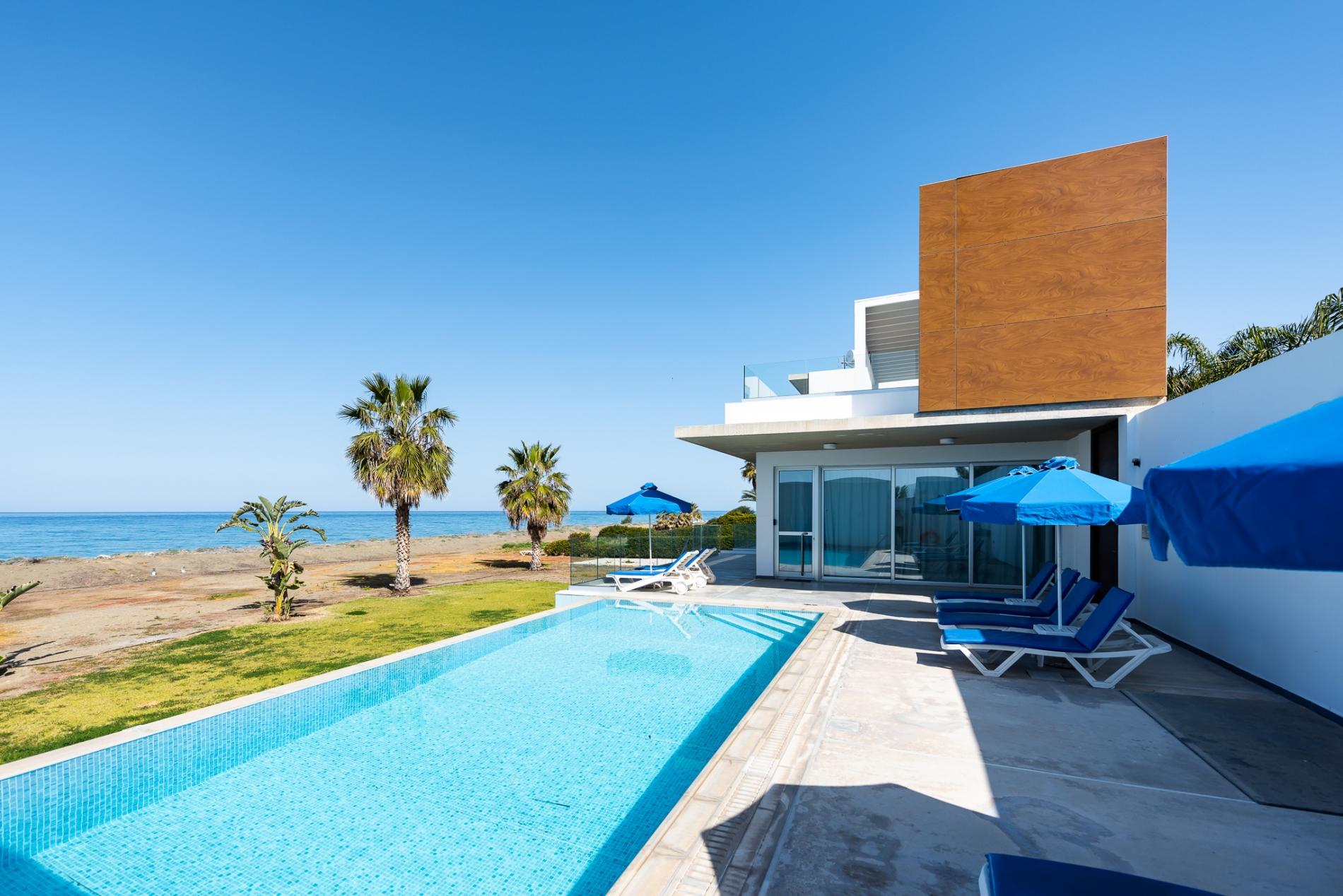 Property Image 1 - Sea Gem Villa | Seafront Villa in Argaka, Poli Chrysochous | 15m from the beach