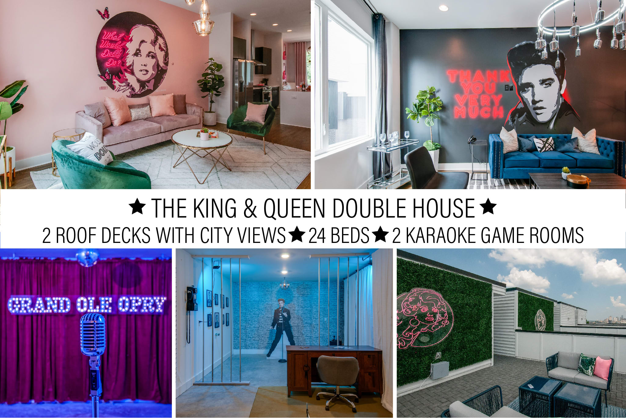 Property Image 1 - KING & QUEEN DOUBLE★2 HOMES★ 24 BEDS! ★ CITY VIEWS