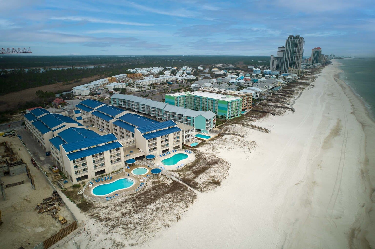 Property Image 1 - Sunset views overlooking the sugar sands in Orange Beach with multiple pools