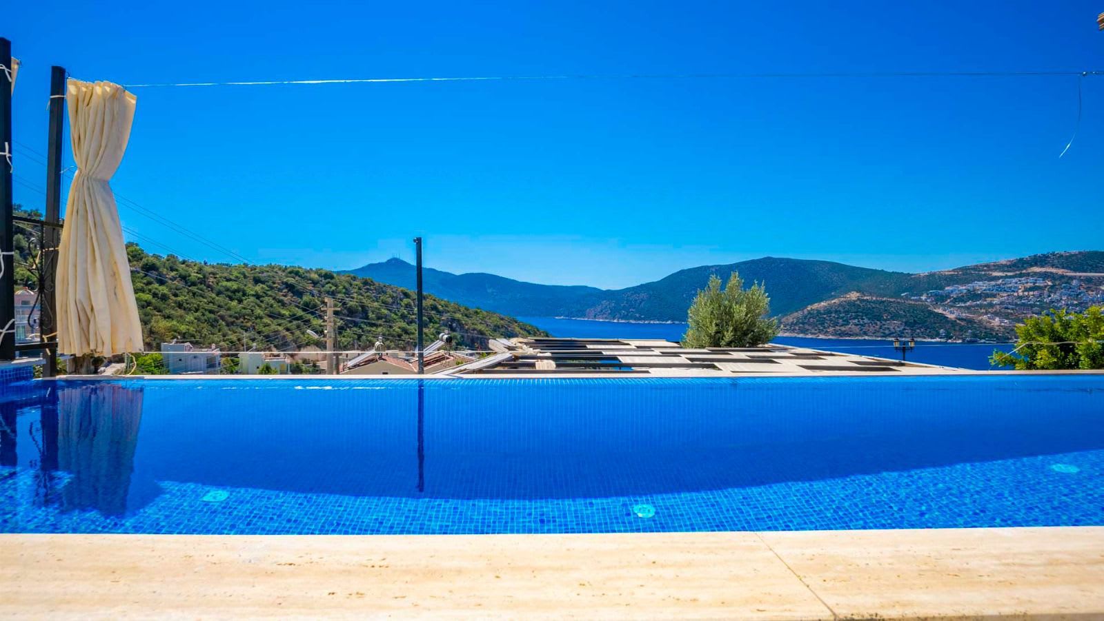 Property Image 1 - Superb Villa with Private Pool and Excellent View near Beach in Kalkan, Kas