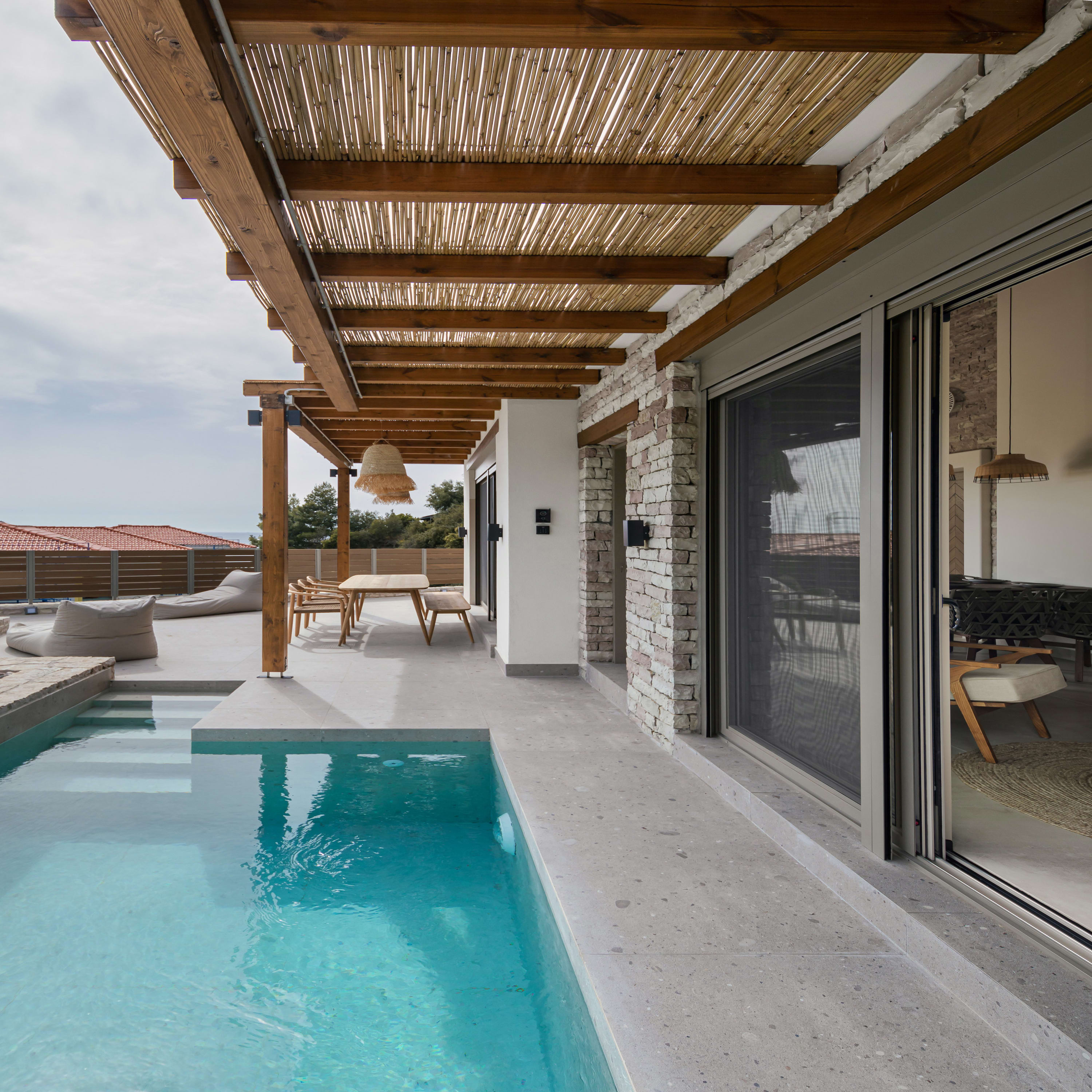 Property Image 1 - Azure Villa Vrachos - Beachfront & Private Pool