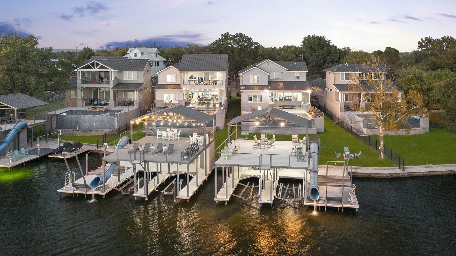 Property Image 1 - 2 Luxury Waterfront Houses Side by Side