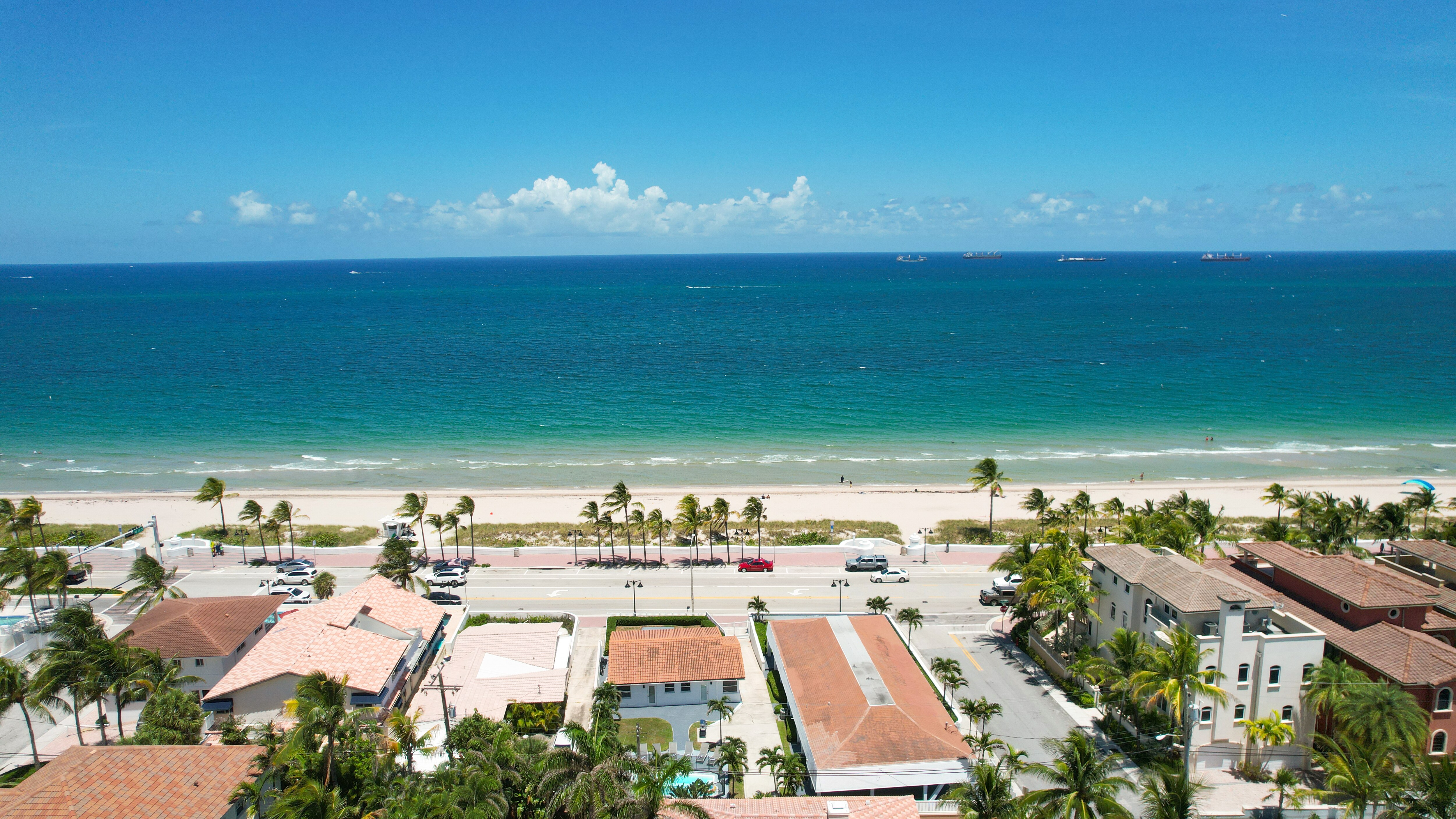 The beach is right across the street! Nothing between you and ocean views!