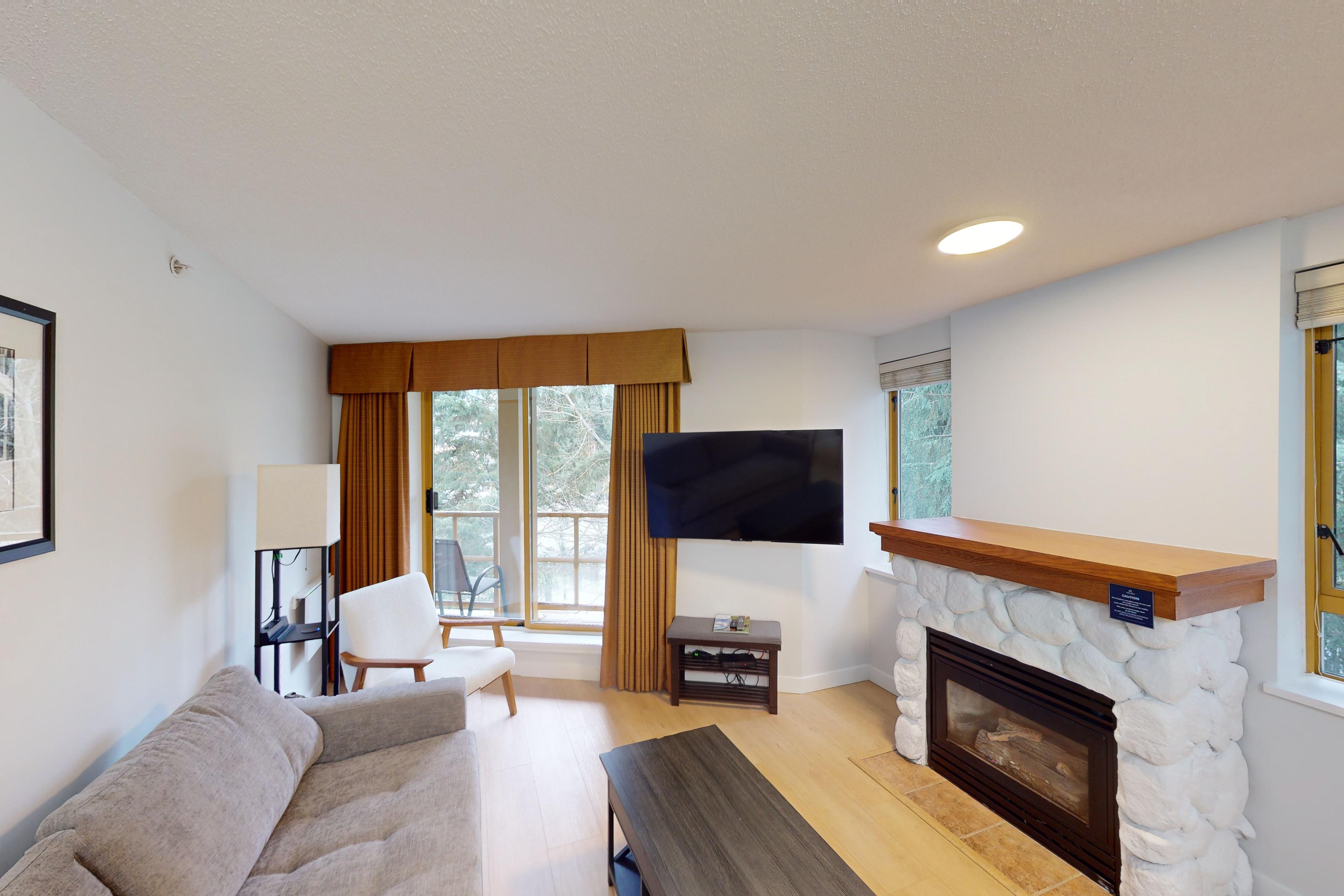 Property Image 1 - Polished and Idyllic Condo with Fireplace and access to Sauna