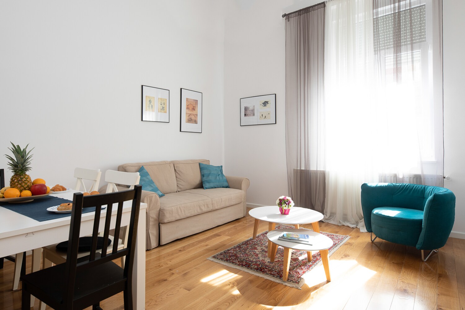 Our modern, bright and spacious apartment at a great location!