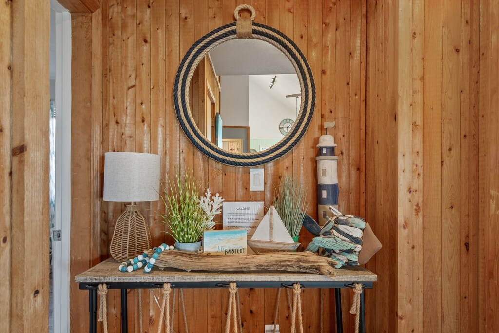Beautiful hallway accents create an immersive experience.