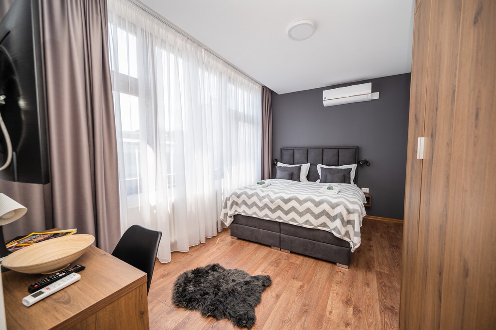 Our modern and bright one-bedroom apartment