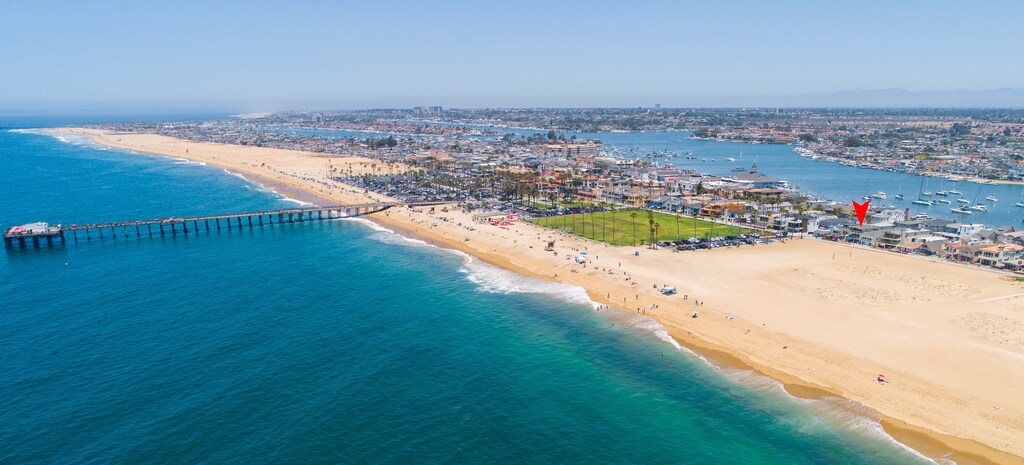 Aerial View of the Beach