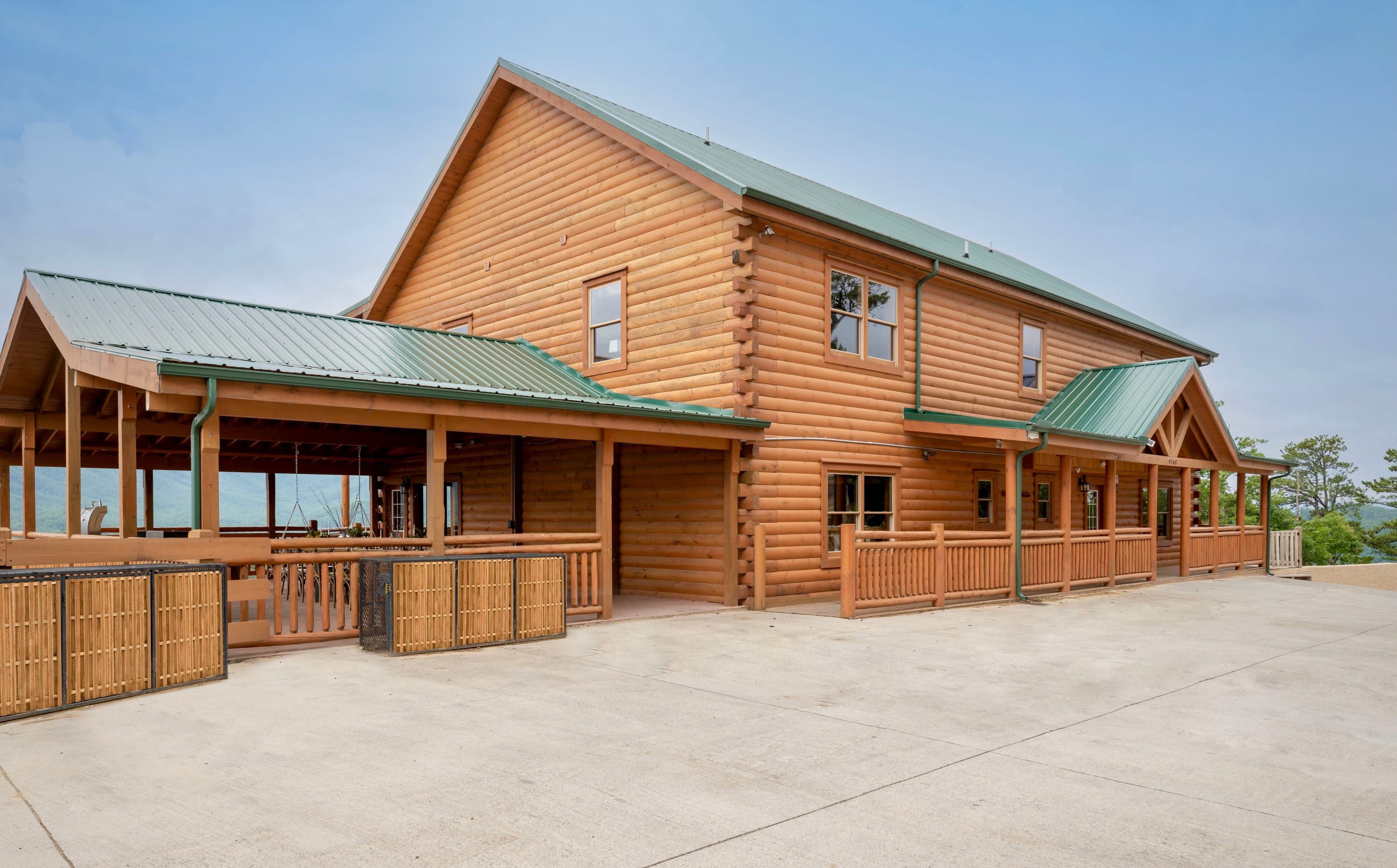 Your hillside cabin in the Smokey Mountains.