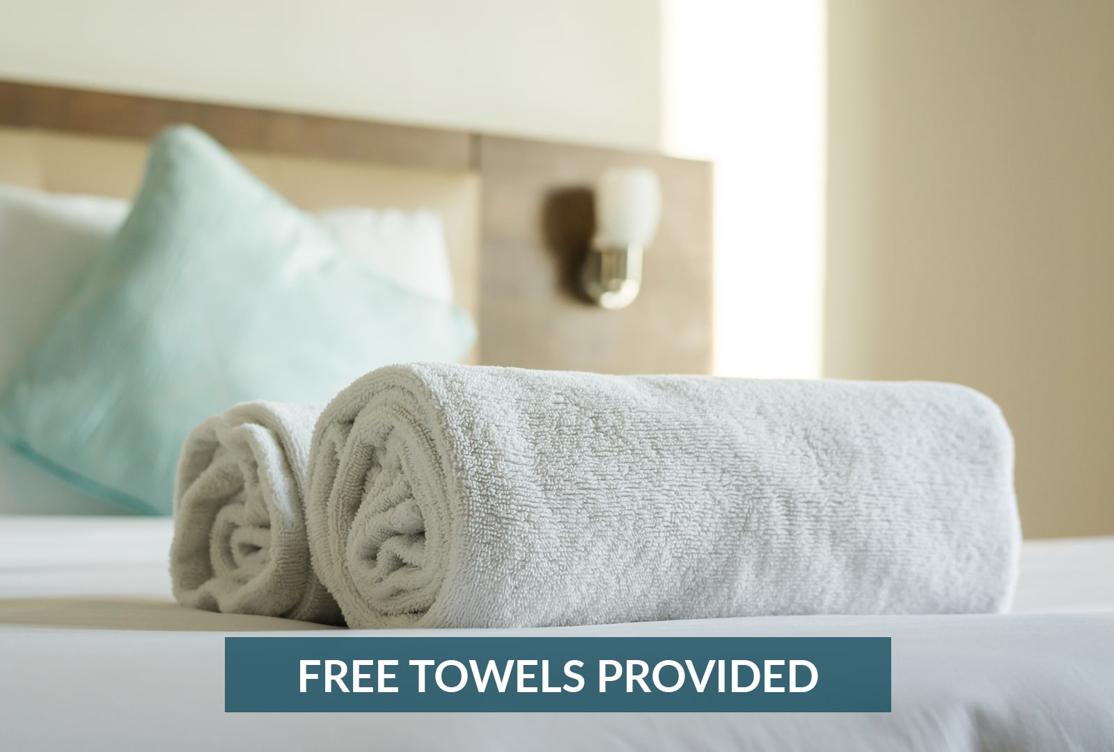 Free towels provided all year.