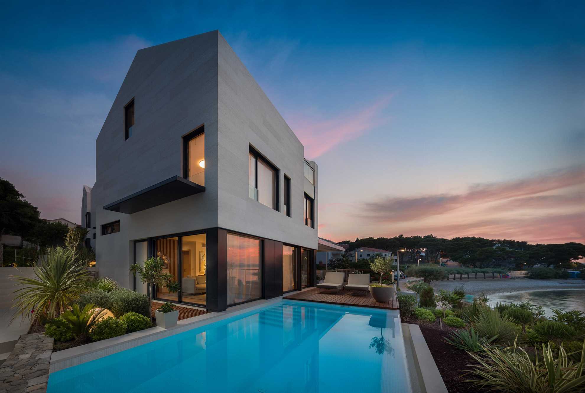 Property Image 1 - Prestigious Modern Beachfront Villa on Brac Island