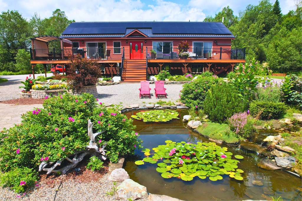 Welcome to Moose Lodge where summer brings an explosion of colors in the yard
