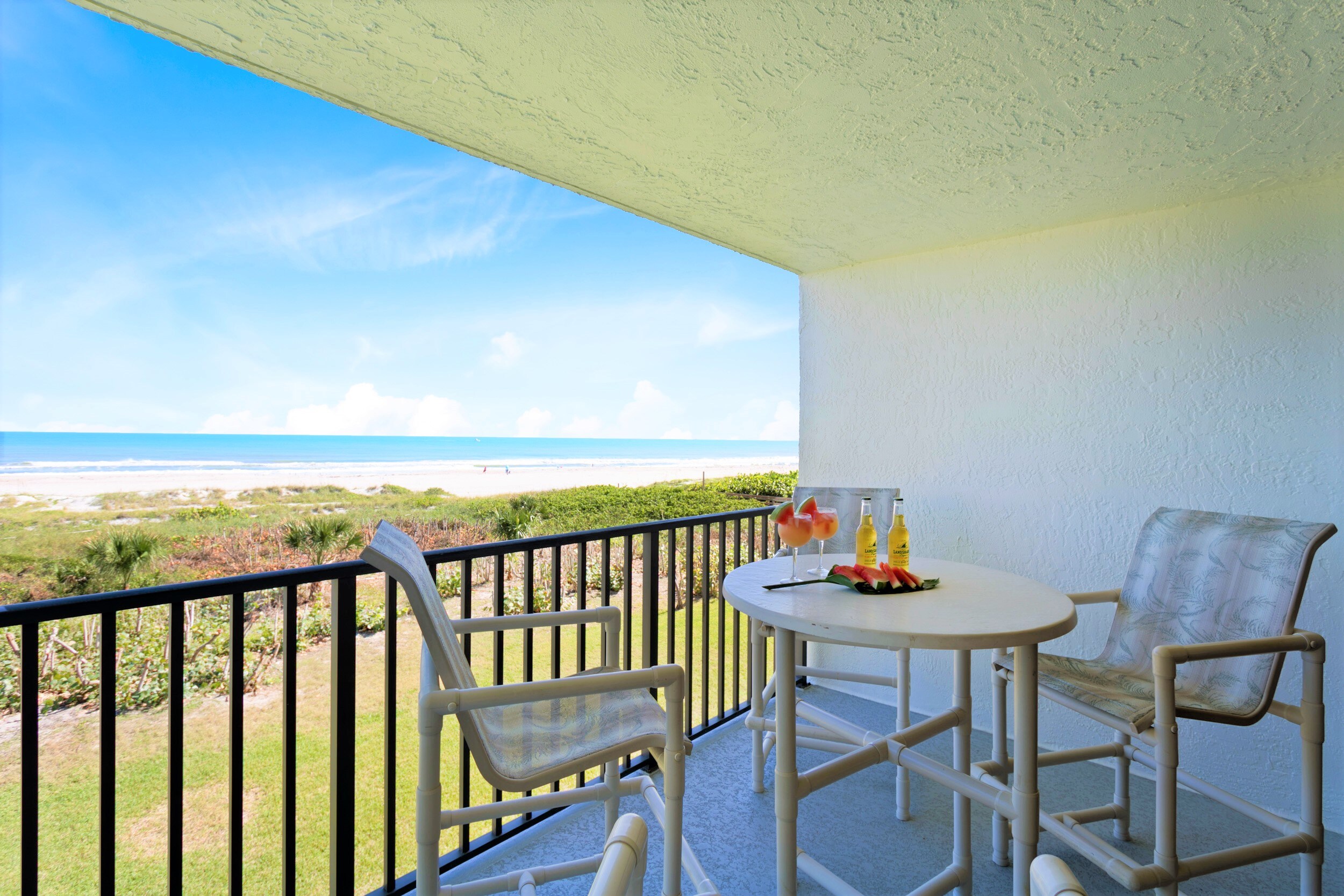 Beautiful direct oceanfront view from your private balcony
