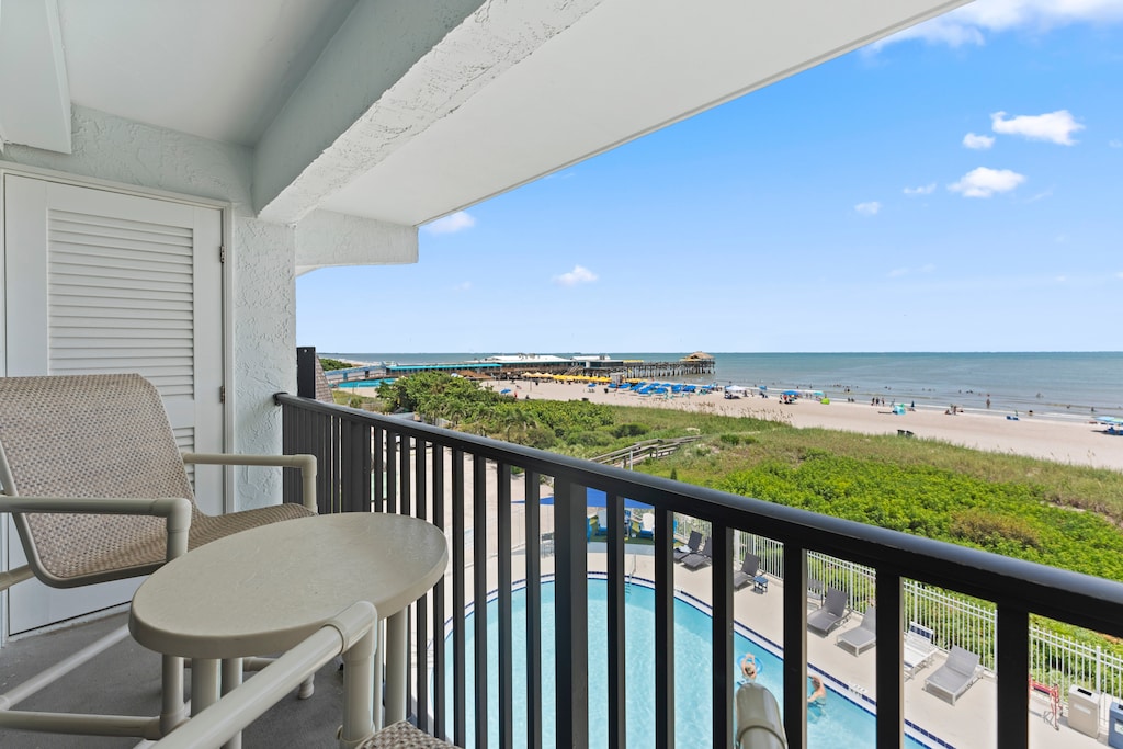 Wake up to stunning ocean views from your private balcony with fresh air