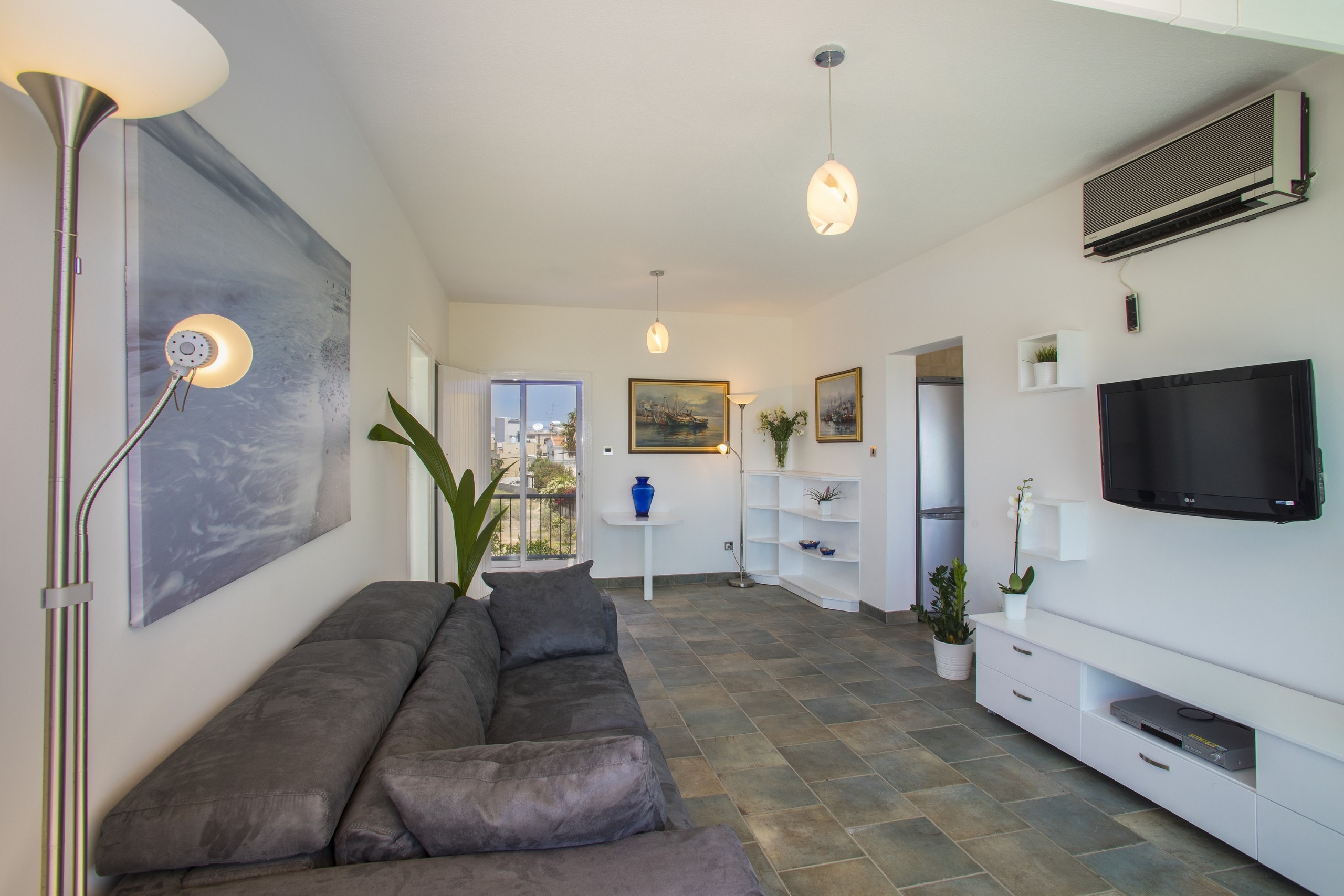 Private Beachfront Apartment with views of Larnaca Bay