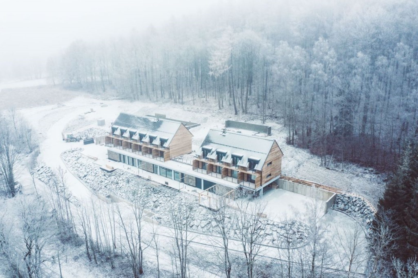 Fresh Modern Holiday Villa in Jeseniky Nature Reserve