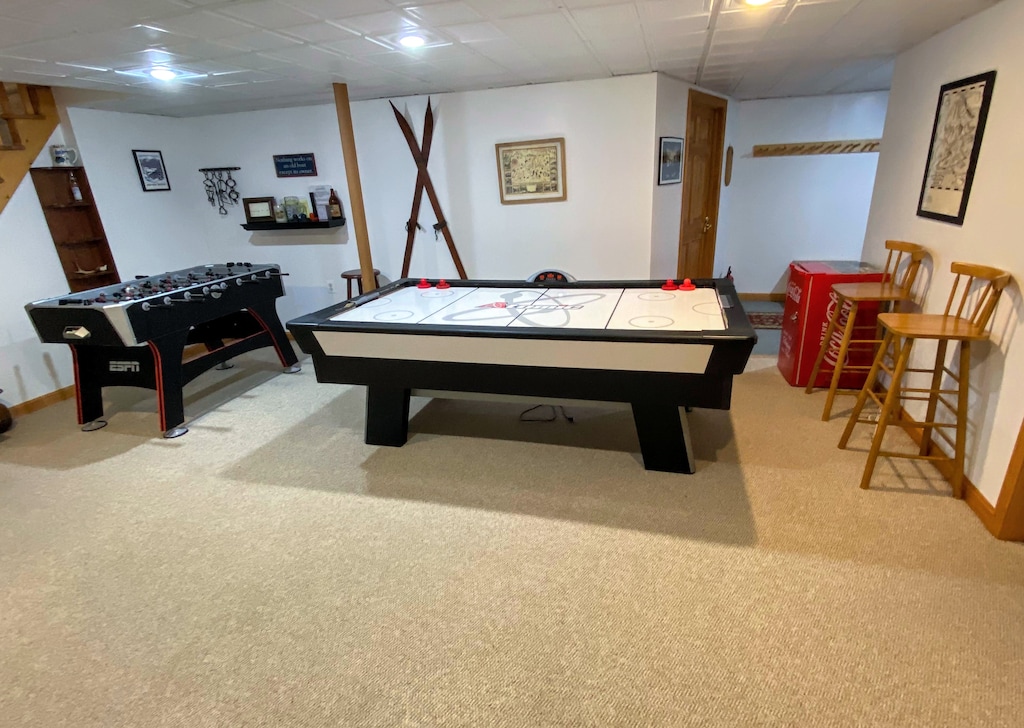 Lower level game area