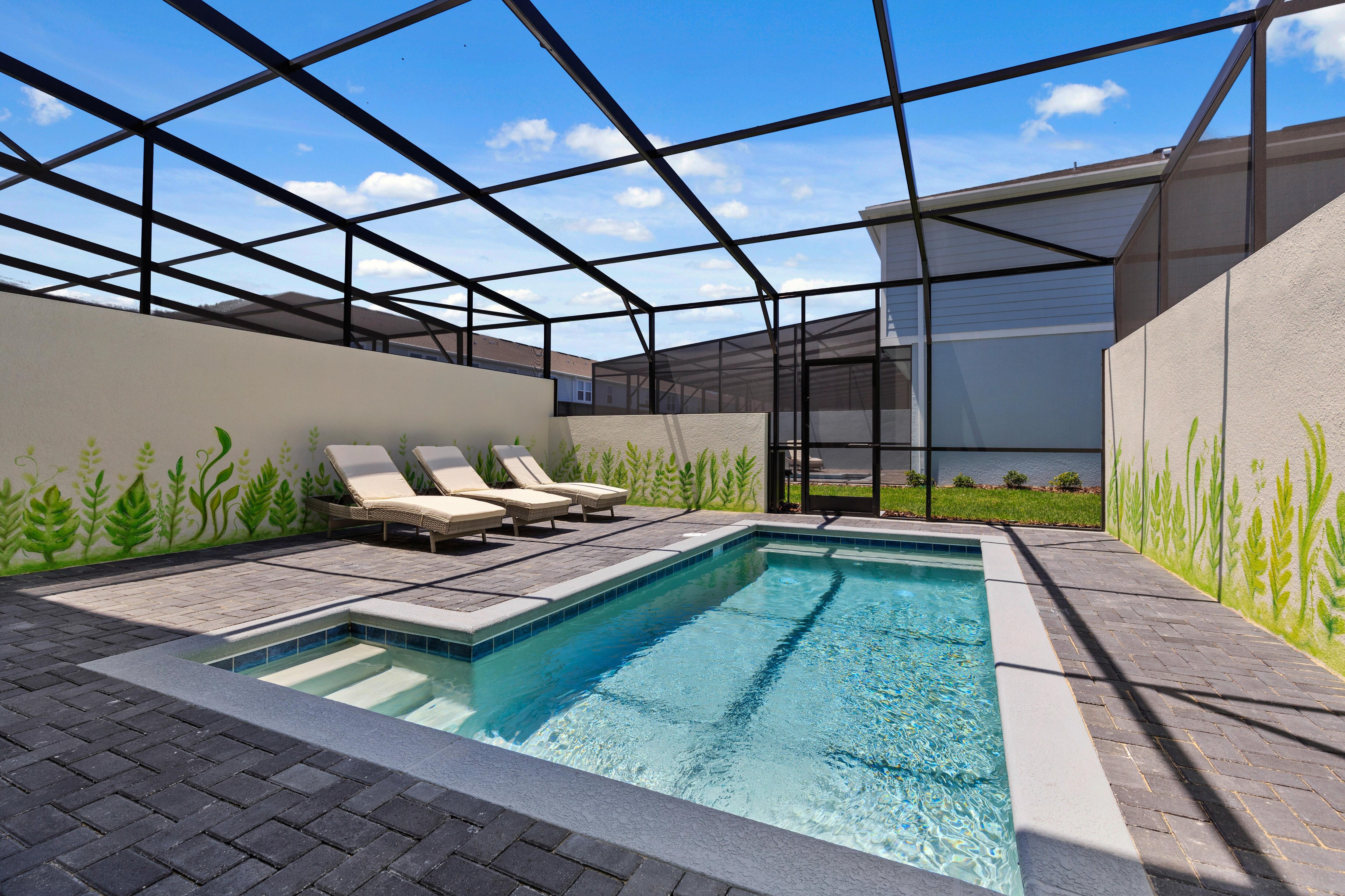 Luxurious Private Pool with Loungers (Pool Heat & Grill Rentals Available for Additional Fee)
