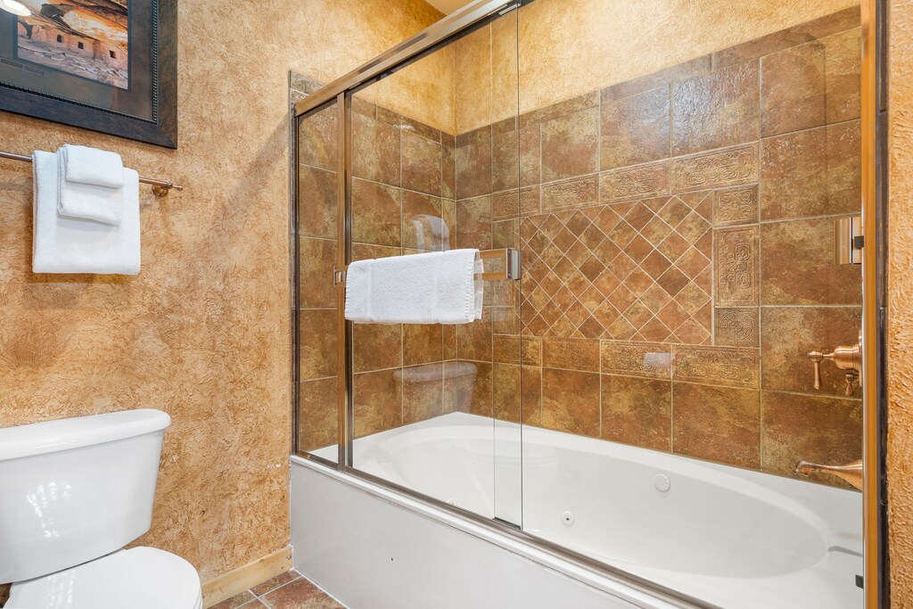 Master Bathroom with a Jetted Tub
