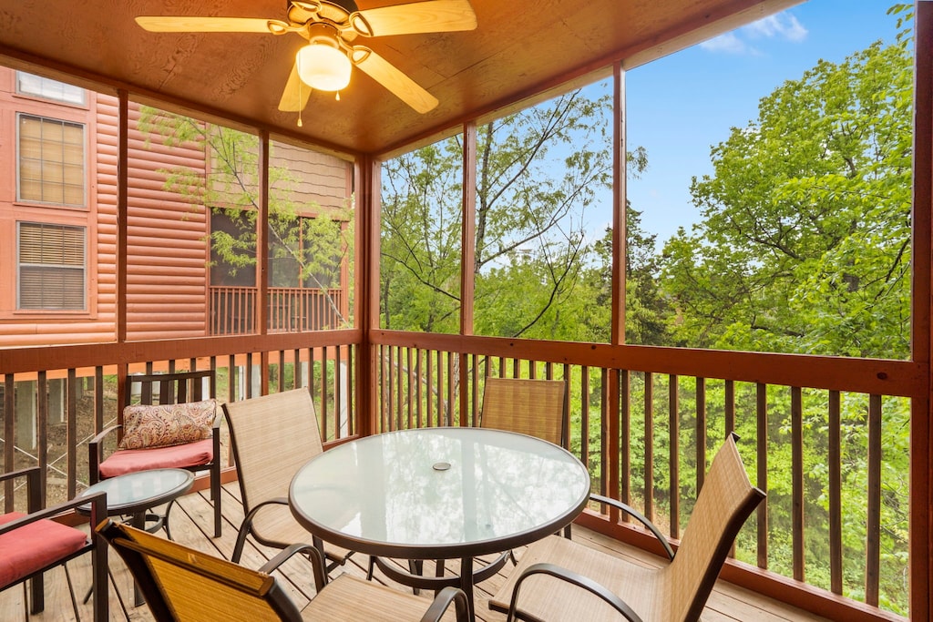 Private, Covered, and Screened-In Deck