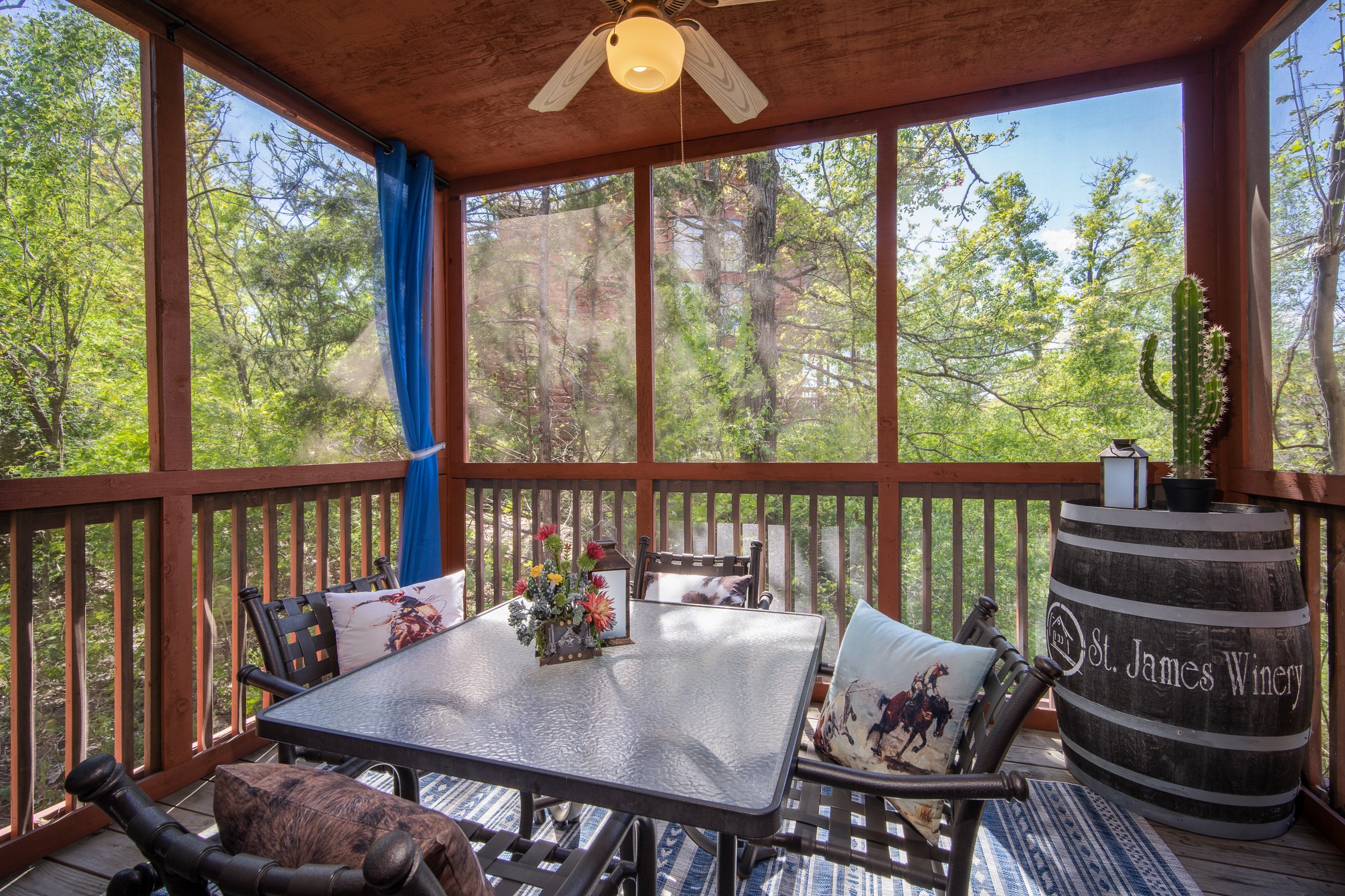 Private, Screened-In Balcony