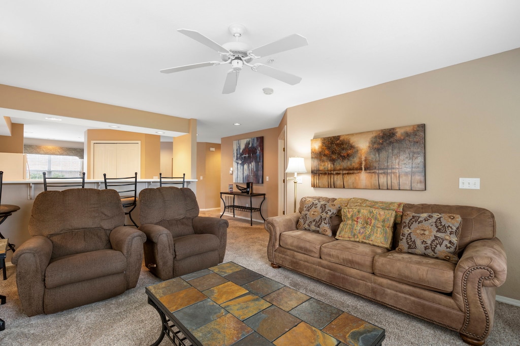 The Living Room features Sunroom Access, Cable TV, and a Sofa Bed