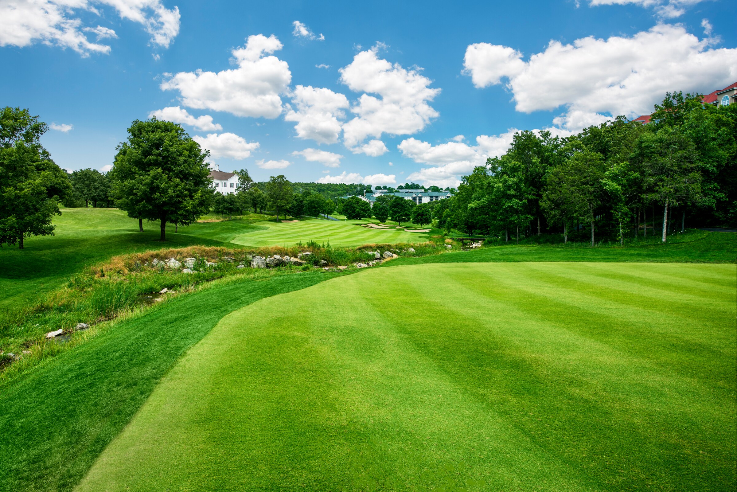 Play 18 holes while enjoying the beauty of the Ozarks