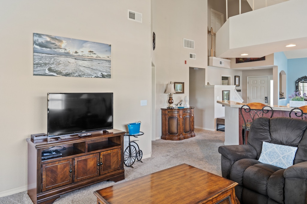 Living Room - Cable TV- End Tables and Coffee Tables have since been updated