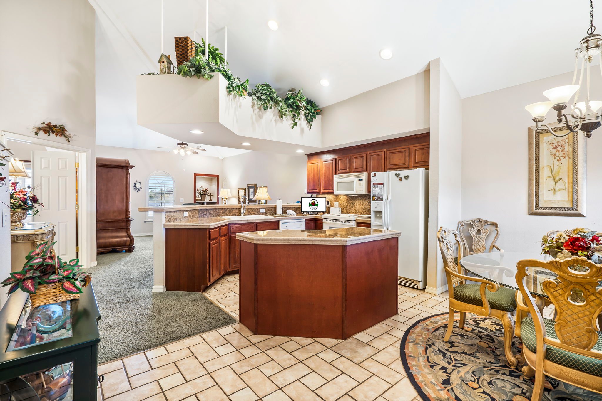 Open Floor Plan from Dining Area to Kitchen