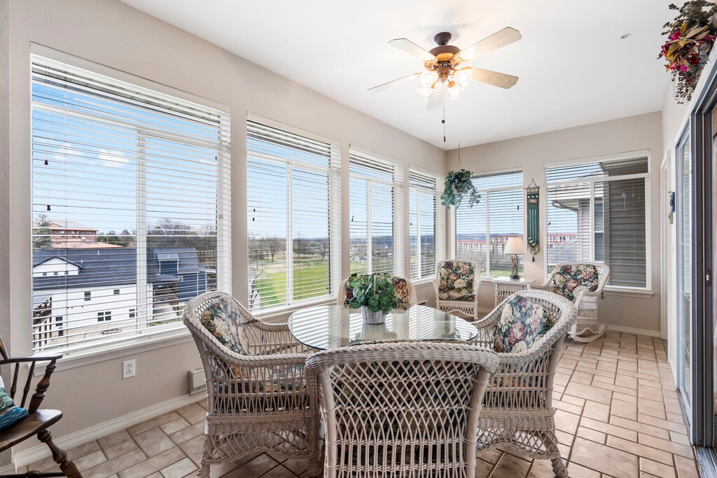 Sunroom With Golf Course View